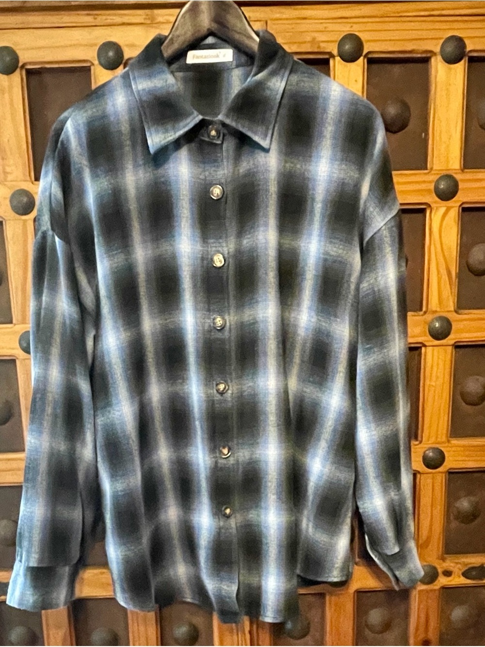 NWOT XL woman’s flannel button shirt